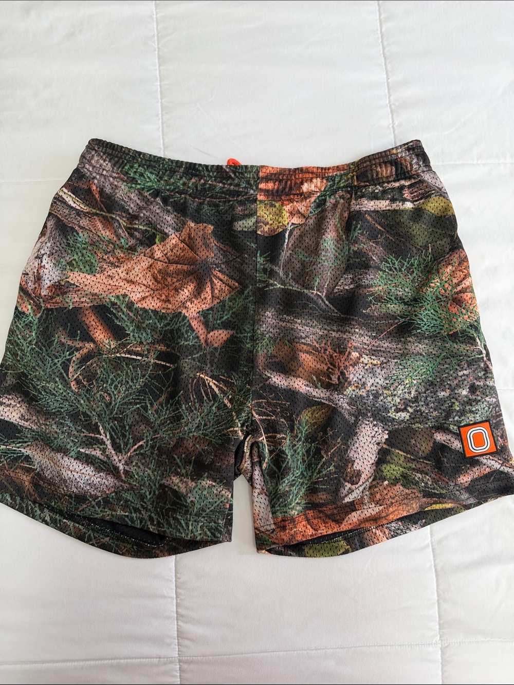 Men's OVERTIME Camouflage Athletic Mesh Shorts, Size XL, NWOT